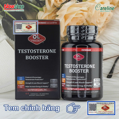 Testosterone Booster Olympian Labs hộp 60 viên tăng cường sinh lý cải thiện sức khỏe nam giới