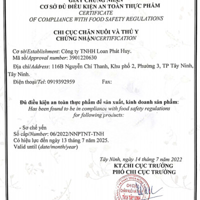 Hộp Yến Chưng Sẵn Yến Loan 10 Hũ 7g Chưng Cỏ Ngọt Không chất Bảo Quản Chăm Sóc Sức Khỏe Cho Mọi Người.