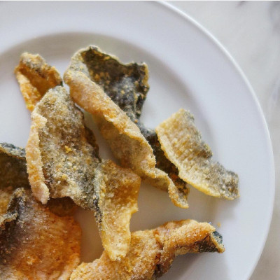 Da cá trứng muối Salted Egg Fish Skin 210g IRVINS