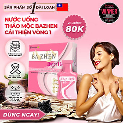 [QUÀ 20.10] Nước Uống Thảo Mộc Giảm Đau Bụng Kinh Hiệu Quả, Tăng Kích Cỡ Vòng 1, Thon Gọn Sắc Vóc Ba Zhen Ujuwon Bust Up (Hộp 8 Gói)