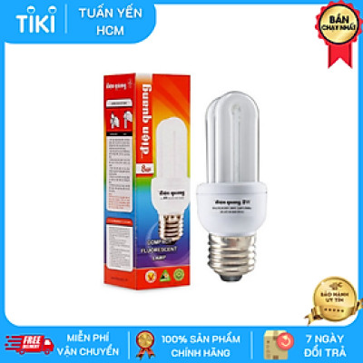 Đèn Compact Điện Quang ĐQ-CFL-2U-T4-8W-DL-E27