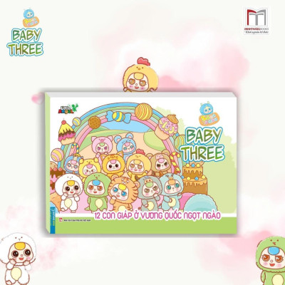 Sách Tô Màu - Baby Three 12 Con Giáp, Bốn Mùa Của Capybara, Chuyện Của Mèo Cam Và Hamster - Combo 3 Cuốn - Minh Thắng