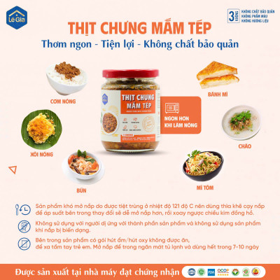 Thịt chưng mắm tép Lê Gia