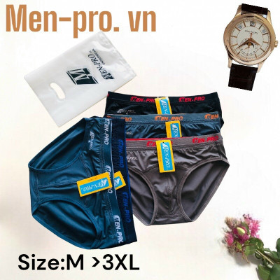 Combo 5 quần lót nam thun lạnh lưng nhỏ 2 lưng Men-pro