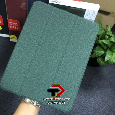 Bao da chống sốc cho iPad Air 5 2022 chính hãng Mutural có ngăn để bút - Hàng chính hãng