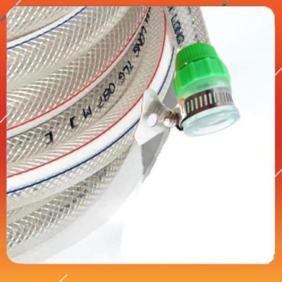 Bộ dây vòi xịt nước rửa xe, tưới cây , tăng áp 3 lần, loại 7m, 10m 206319 cút sập,nối nhựa v + túi đựng bút 
