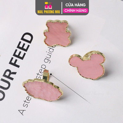 Nhẫn Pha Sơn Vẽ Móng, Nhẫn Pha Màu Nhựa Làm Nail Tiện Lợi, Xoay 360 Độ Điều Chỉnh Linh Hoạt Chuyên Dùng Cho Thợ Làm Nail