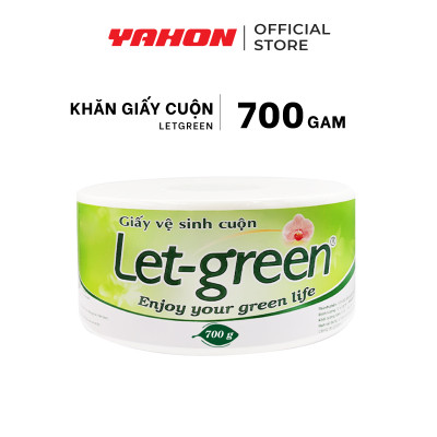 Combo Giấy Vệ Sinh Cuộn 10*20cm LET-GREEN, 700 G/Cuộn