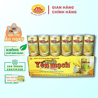 Cháo yến mạch Minh Trung 365g - Cháo YM 24 (thùng 24 lon)