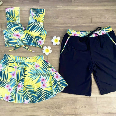 Bộ Đồ Bơi Nam Nữ 3 Mảnh