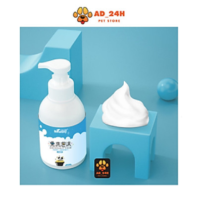 Sữa tắm khô cho chó mèo Borammy dạng bọt giúp khử mùi, diệt khuẩn và dưỡng lông (400ml)