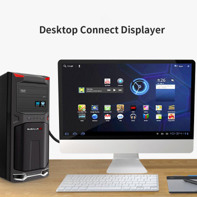 VENTION VGA Extension Cable VGA Male to Male HD Adapter Cable Support 1080P Full HD for Laptop PC Projector HDTV Display