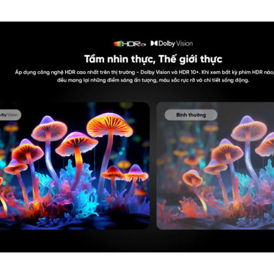 Smart Tivi Coocaa 65Y73 Pro 4K QLED 65 inch - Hàng chính hãng