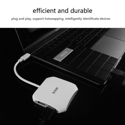 Hub chuyển đổi 5Gbp SSK Superspeed USB 3.0 Type-C  cho Máy tính
