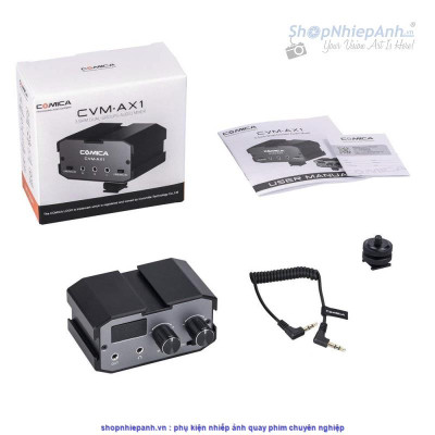 Bộ trộn micro cho máy ảnh Comica CVM-AX1 - Hàng chính hãng 