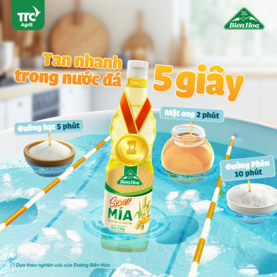 Combo 2 chai Syrup Mía Biên Hòa 400ml/Chai