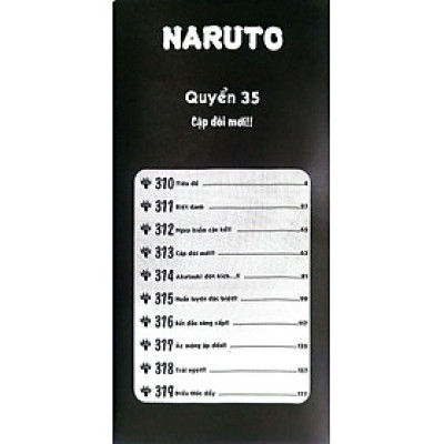Sách - Naruto - Tập 35 - Cặp Đôi Mới!! (Tái Bản 2025)