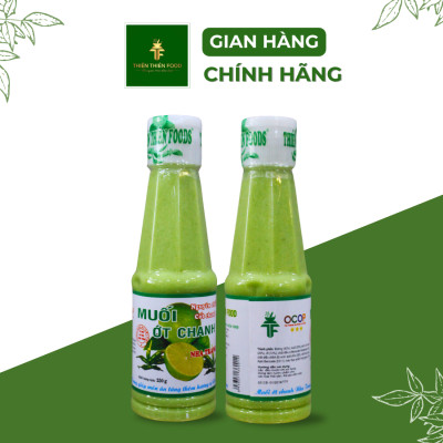 Combo 6 Chai Muối Ớt Chanh Thiên Thiên Food 250gr Dùng để Chấm Hải Sản và Thịt Gia Cầm Luộc, giúp món ăn ngon hơn và đậm vị hơn (Tăng kèm một gói sốt ướp Thịt Nướng)