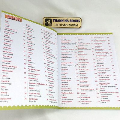 Sách 4000 Từ Vựng Và Mẫu Câu Tiếng Anh Thiết Yếu Cho Trẻ Em (Song ngữ Anh-Việt cho bé từ 4-12 tuổi) - Thanh Hà Books