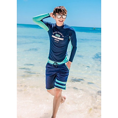 Đồ Bơi Cặp Đồ Bơi Tay Dài Che Nắng Đi Biển AT172 MayHomes Long Sleeve Couple Swimsuits