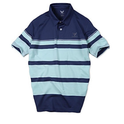 Áo Thun Polo Nam Sọc Ngang Thân Sọc Xanh Đen Biển Cao Cấp 2021 