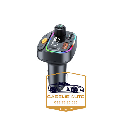 Tẩu Sạc Ô Tô MP3 QC031 - Sạc Nhanh 38W, FM Bluetooth - Hàng Chính Hãng