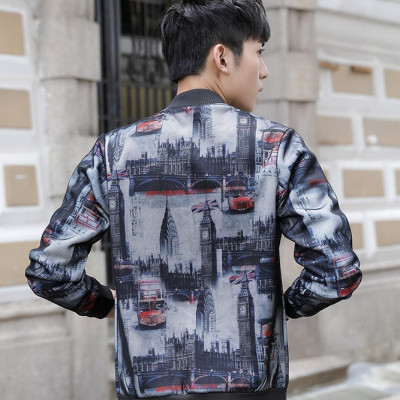 Aó khoác nam Titishop in hình 3D AKN456