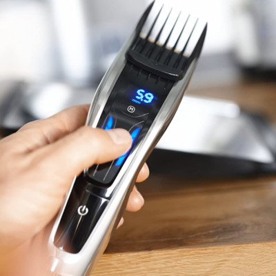 Tông đơ cắt tóc lưỡi Titanium cao cấp thương hiệu Philips HC9450/15 - Hàng Nhập Khẩu