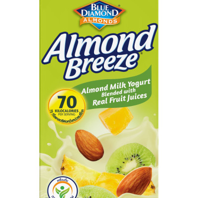 SỮA CHUA UỐNG ALMOND BREEZE TROPICAL FRUIT (170ml x4 hộp)