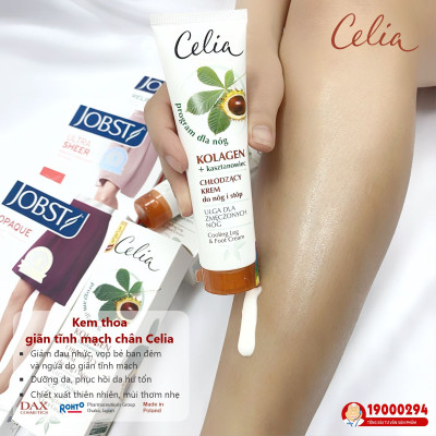 [DATE 12.2027] Kem Thoa Giãn Tĩnh Mạch Chân Celia - dung tích 100ml