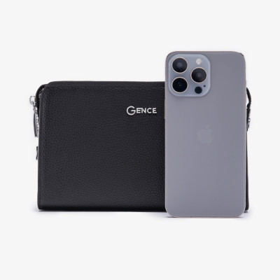 Ví Cầm Tay Nam Khóa Số Da Bò Thật RB03 ví cầm tay nam gence ví da nam cầm tay