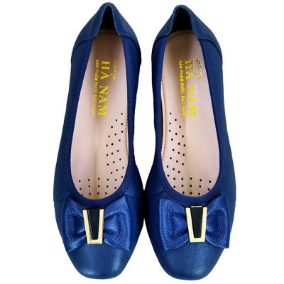 Giày Nữ Búp Bê Đế Bệt Da Bò Thật TiTi ĐÔ Cao Cấp GBBN2047d