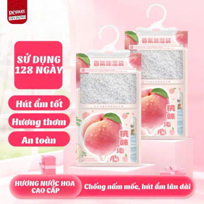 SET 2 Túi Hút Ẩm Mùi Thơm Nước Hoa 2 Ngăn Siêu Thấm - Chống Mốc, Để Tủ Quần Áo, Tủ Giày - HÀNG CHÍNH HÃNG MINIIN