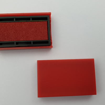 Thẻ mực Con Dấu ngày tháng Pet-400 màu đỏ