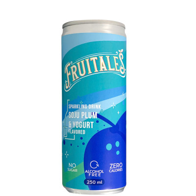 [Fruitales] Combo 3 lon Mocktail 3 vị mới: không đường, không cồn, không calo - Rum Dừa & Dứa, Champagne lựu đỏ, Soju Mận & Yogurt