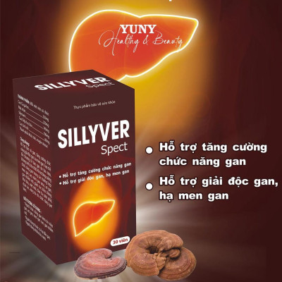 2 Hộp Viên Uống Sillyver Spect Hộp 30 Viên Giúp Hỗ Trợ Bảo Vệ Gan, Tăng Cường Chức Năng Giải Độc Gan