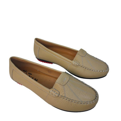 Giày Mọi Nữ Đế Bệt Da Bò Thật TiTi ĐÔ Cao Cấp GBBN2049