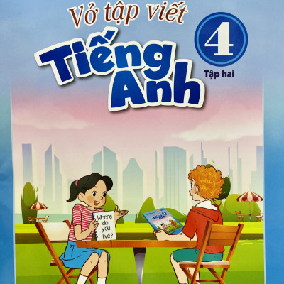Sách - Vở tập viết Tiếng anh lớp 4 tập 1+2 global success (HEID)