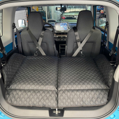 [HCM] NỆM GẤP GỌN CHO VF3, Đệm Lót Hàng Ghế Sau Xe Ô Tô VF3 | Dày Dặn, Nằm Êm Ái, Thiết Kế Da 3D Chống Nóng