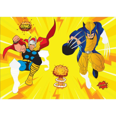 Sách - Super Heroes Siêu Anh Hùng - Dán Hình Sticker Trong Suốt - Tập 4 - Rèn Luyện IQ EQ CQ - Việt Thư