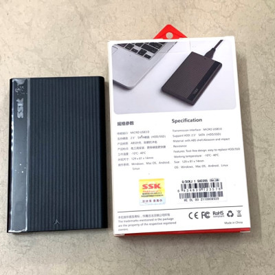 HỘP ĐỰNG Ổ CỨNG 2.5 SSK SHE-095 USB 3.0 - Hàng chính hãng