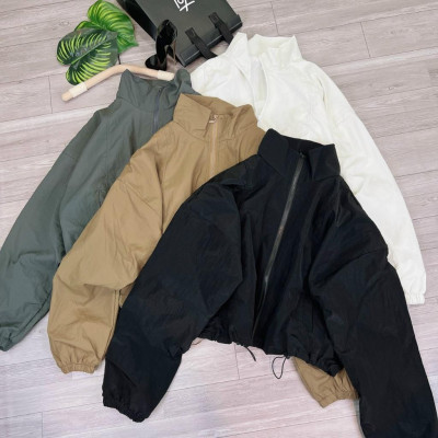 Áo khoát nữ hàn quốc dù trượt nước 2 lớp hàng bao chất cực chuẩn-A2093