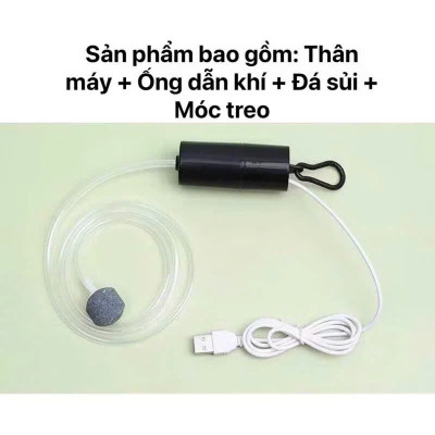 Máy Sục Sủi Khí Oxy Mini Cho Bể Cá Cảnh Thủy Sinh – Siêu Êm, Hàng Cao Cấp, Bơm Khí Oxy Hồ Cá, ĐÈN TRANG TRÍ , ĐỒNG HỒ TREO TƯỜNG