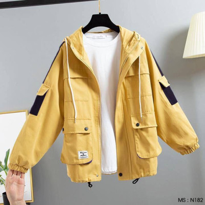 ÁO KHOÁC KAKI - ÁO JACKET BOMBER PHỐI 6 TÚI ( ẢNH THẬT5 MÀU )