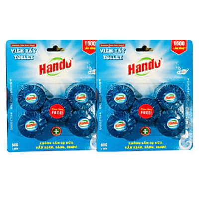 Combo 2 vỉ 8 viên tẩy tự động là sạch và khử mùi toilet hương lavender