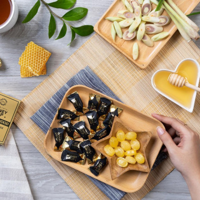 Kẹo Sả Mật Ong Honey Drop Leatherwood Only Nature ( 1 block 10 hộp )
