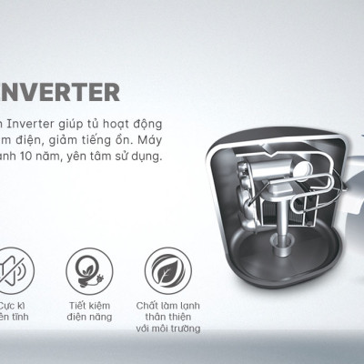 Tủ lạnh Inverter AQR-T239FA(HB) - Hàng chính hãng ( chỉ giao HCM )