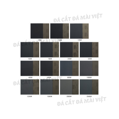 5 Tờ Giấy Nhám Nước RIKEN C35P Nhật Bản P150-180-240-320-400-600-800 Chính Hãng