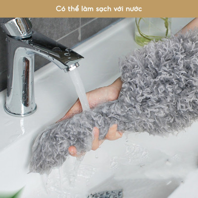 Chổi Quét Trần Nhà Có Điều Chỉnh Độ Dài Tới 2,8m Cây Phất Trần Quét Mạng Nhện, Lau Bụi Bẩn