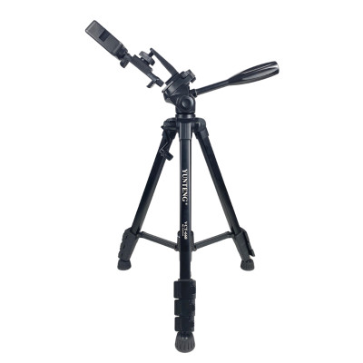 Combo Tripod Yunteng VCT 668 kèm Đèn RGB và kẹp xoay 360 độ - Hàng chính hãng